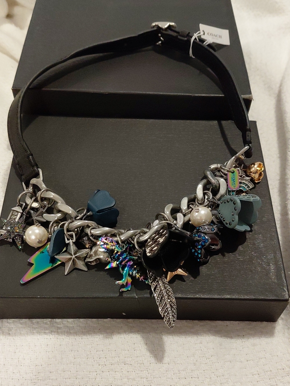 COACH STATEMENT NECKLACE/RARE, RETIRED